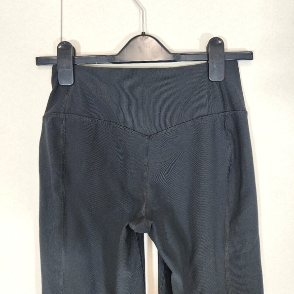 Nike Dri-Fit Black Yoga Pants Trousers Size XS UK 8 Flare Gym Running - Picture 5 of 7